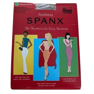 Spanx Sara Blakley Footless Medium Control Size E Nude1 Body Shaping Below Knee